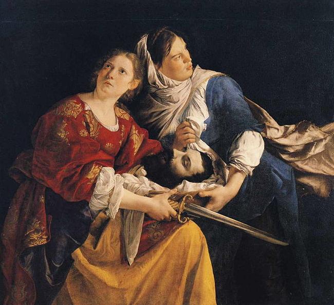 Orazio Gentileschi Judith and Her Maidservant with the Head of Holofernes
